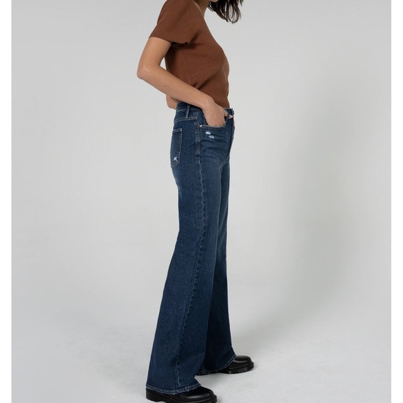 Unpublished Jolene Vintage Cut A-Line Flare Jeans - Picture 2 of 4